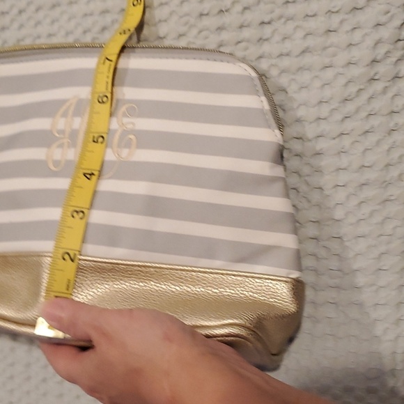 NWT Marleylilly Cosmetic Bag monogrammed JCE - Picture 8 of 8